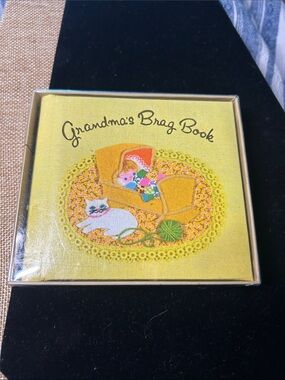 Cottagecore !  Grandma's Brag Book - Yellow Cover in original box ☀️